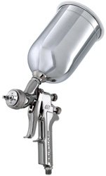 DeVILBISS GTi MILLENNIUM HVLP GRAVITY FEED GUN WITH EXTRA TIPS